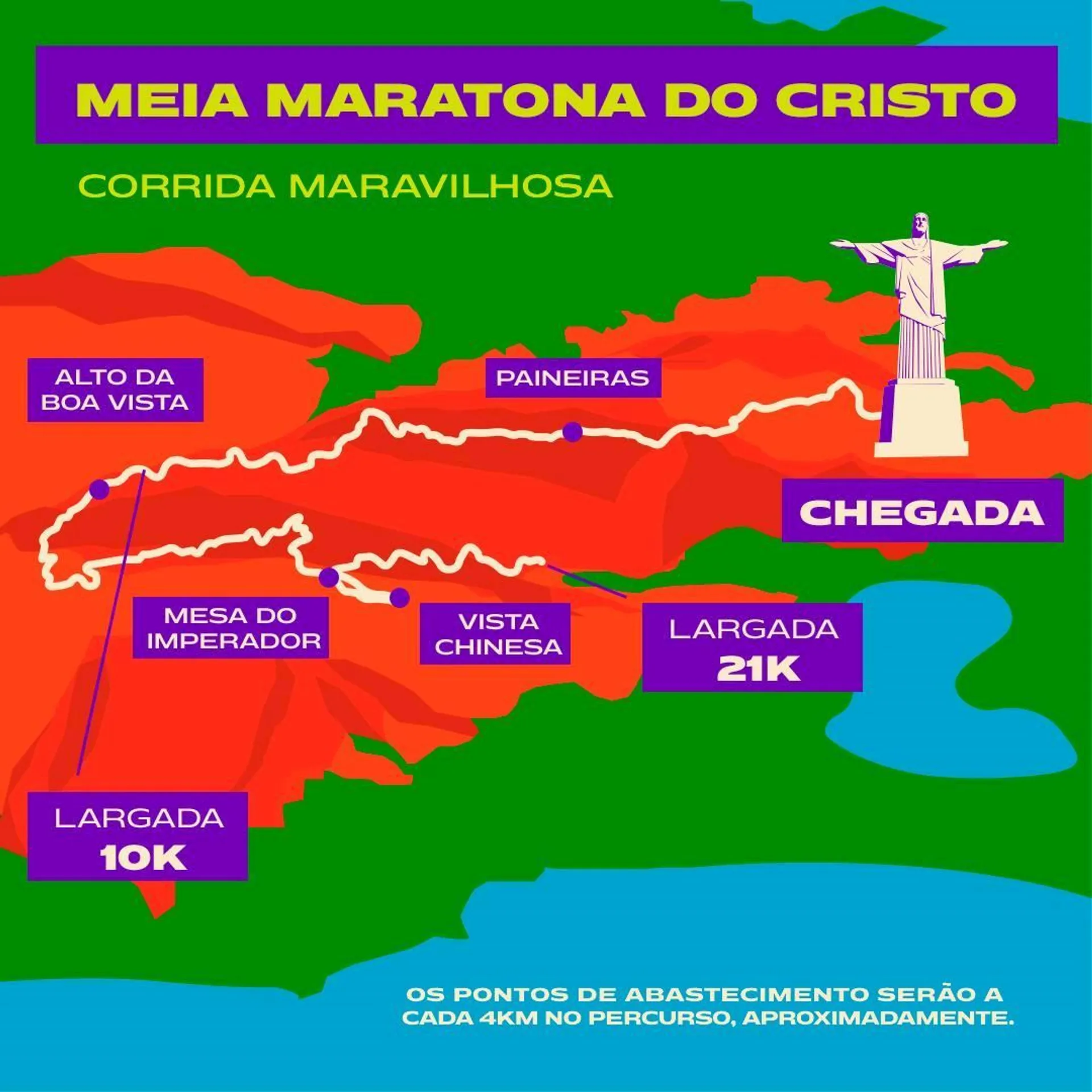 Christ the Redeemer Half Marathon Rio de Janeiro, 29 Sep, 2024 (Sun