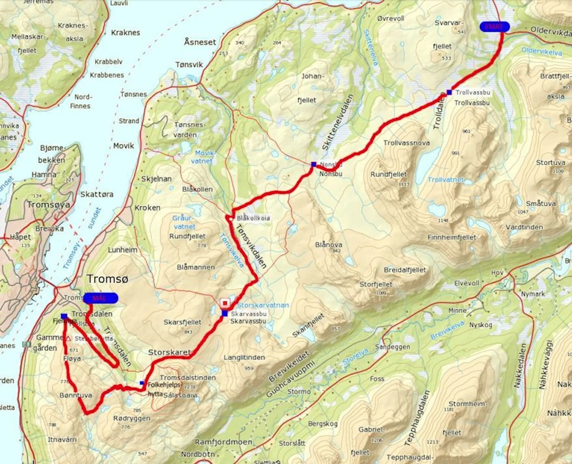 route map