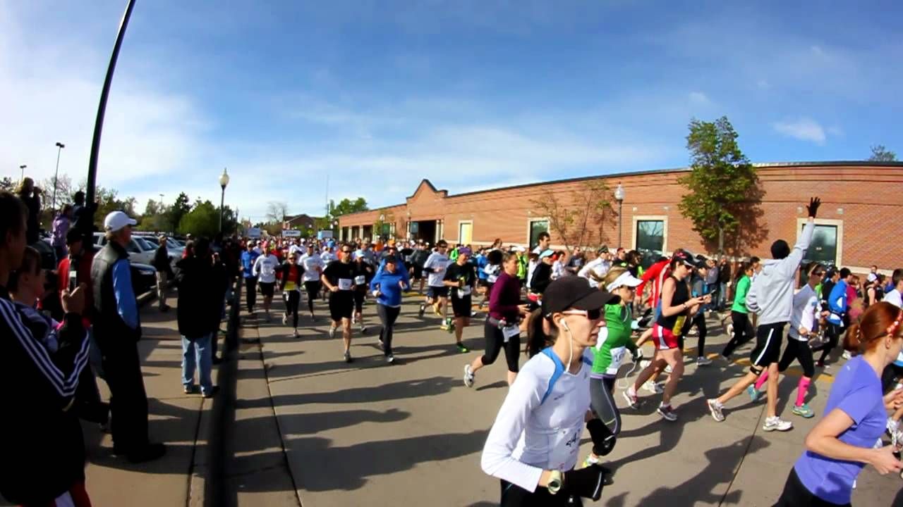 10th Annual Platte River Half Marathon First Wave Start.MOV