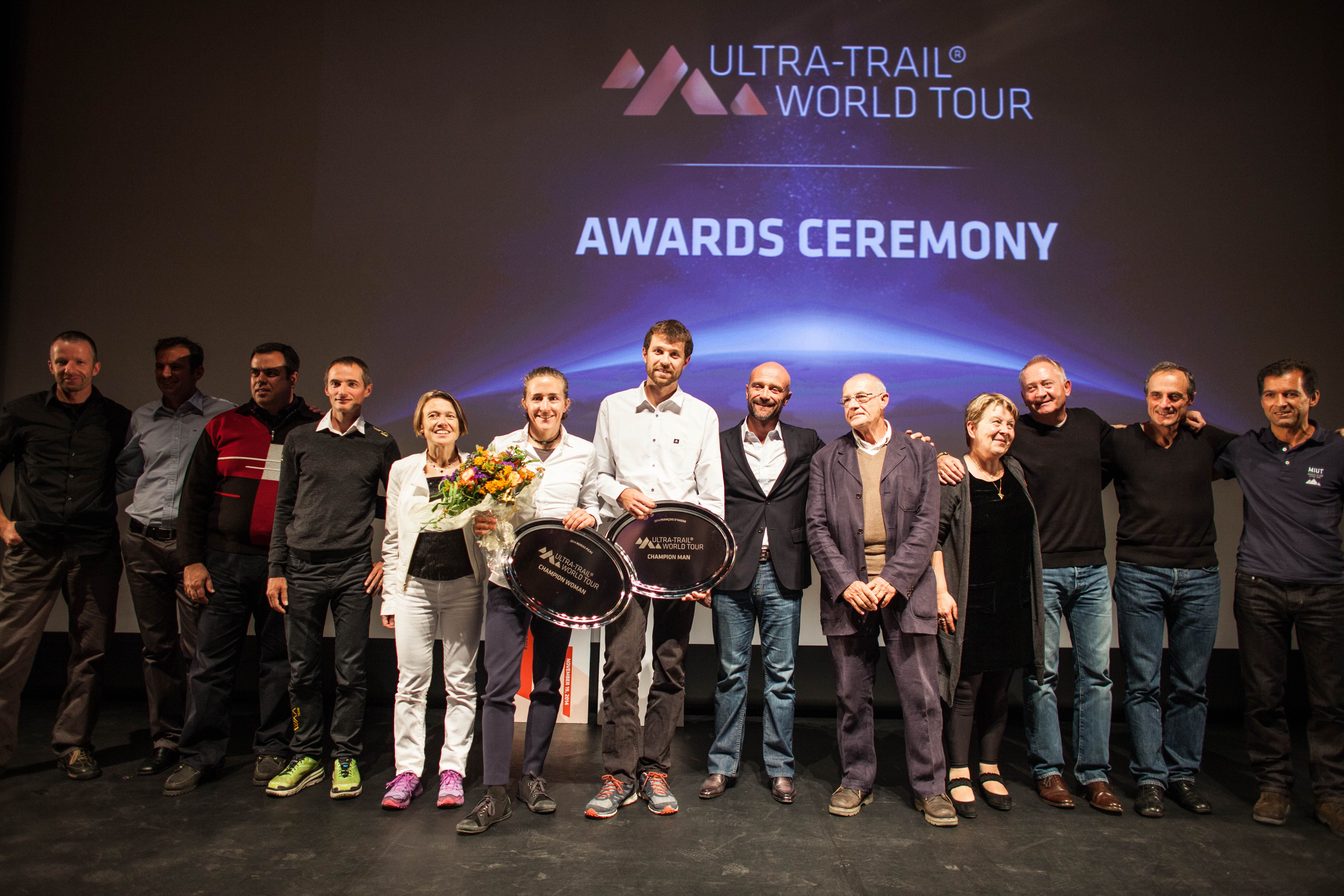  Ultra-Trail® World Tour 2014 award ceremony