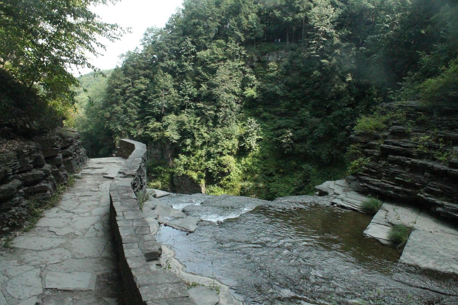 At the top of Lucifer Falls