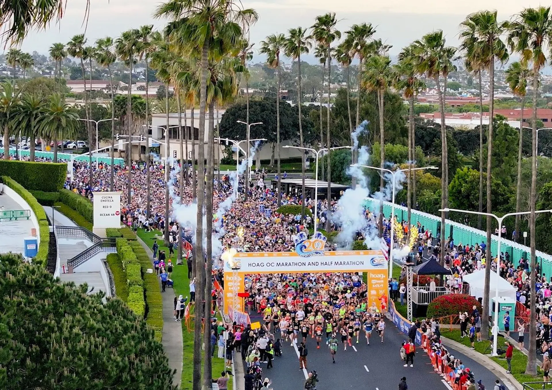 The hoag Orange County Marathon Running Festival