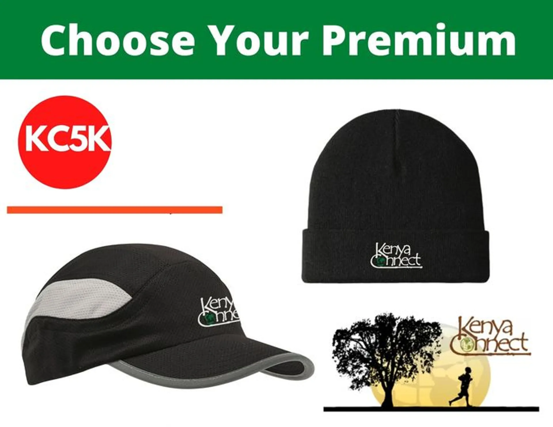 The image contains a visual presentation of three different items with a heading that reads "