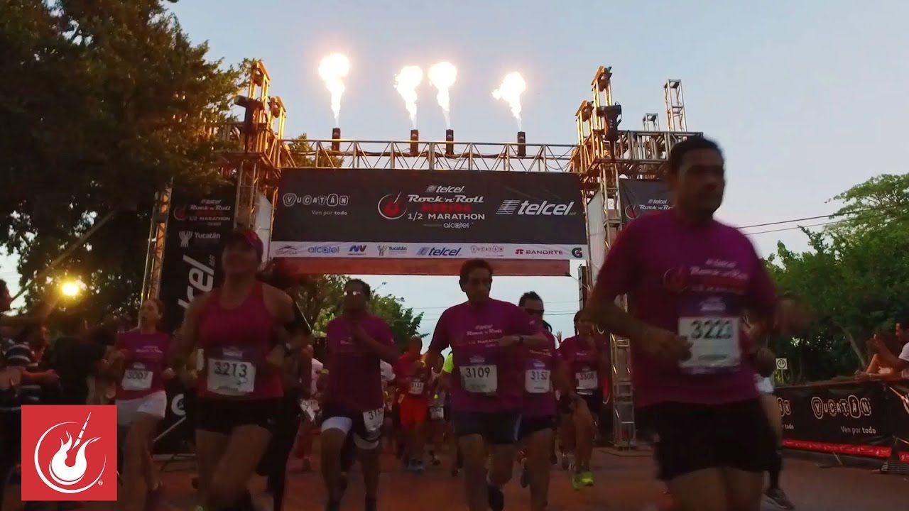 2016 Telcel Rock 'n' Roll Merida Half Marathon Highlights