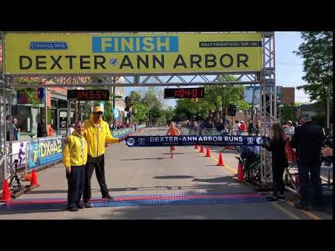 2019 Dexter-Ann Arbor Half Marathon Winners - Clip