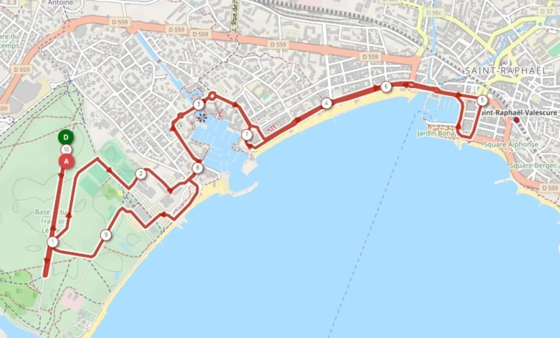 route map