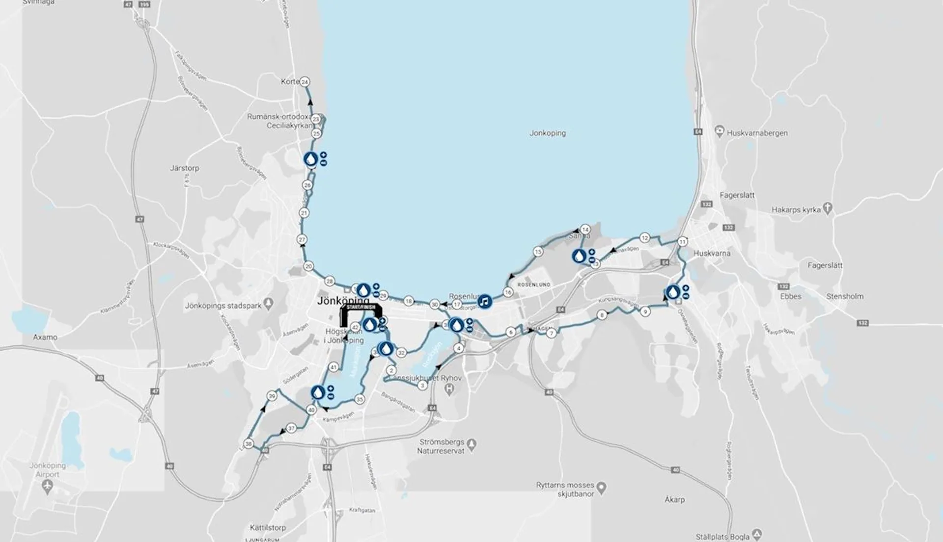 route map