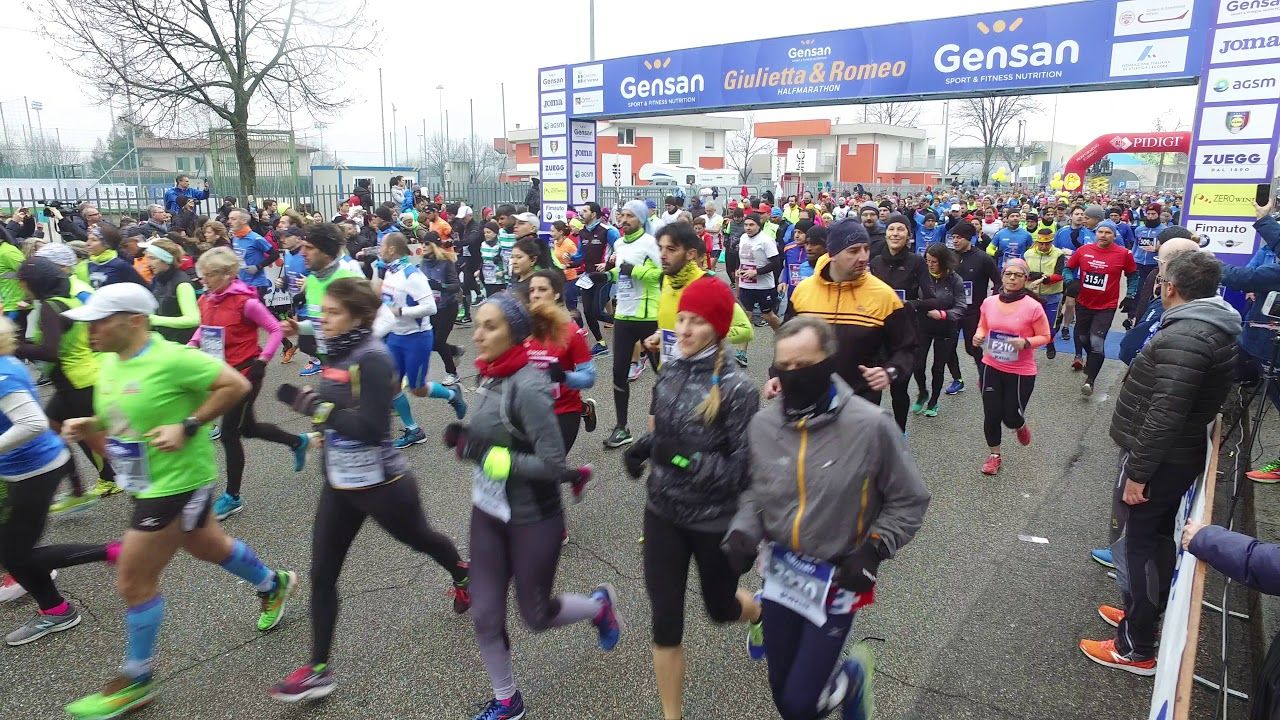 18.02.18 Verona - Giulietta e Romeo Half Marathon - Partenza