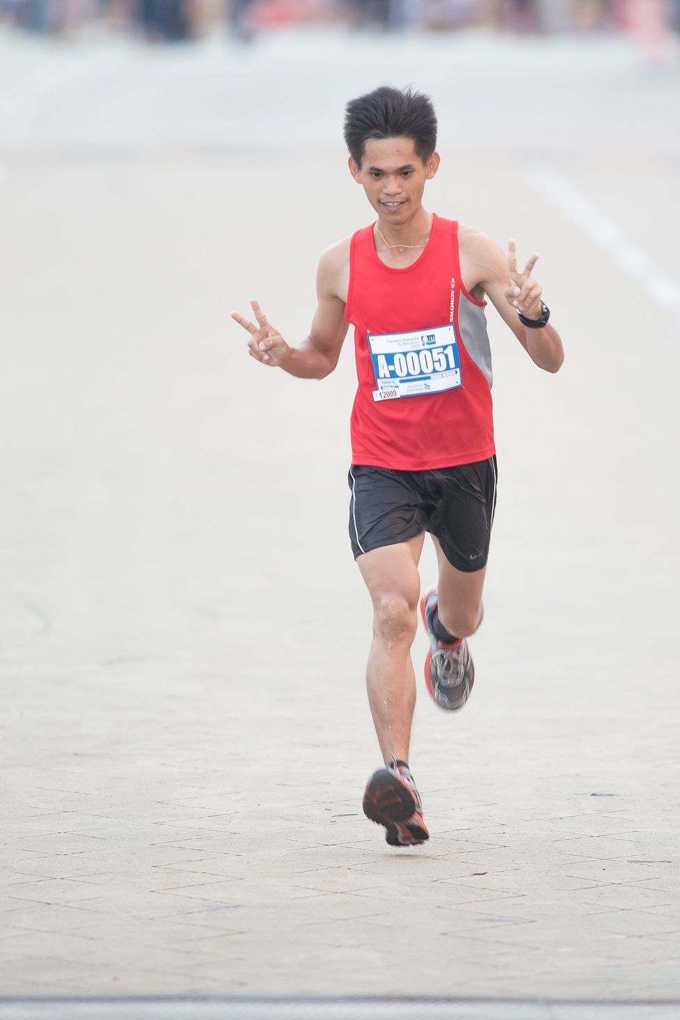 Fabian @ Osmond Bin Daimor First malaysian runner