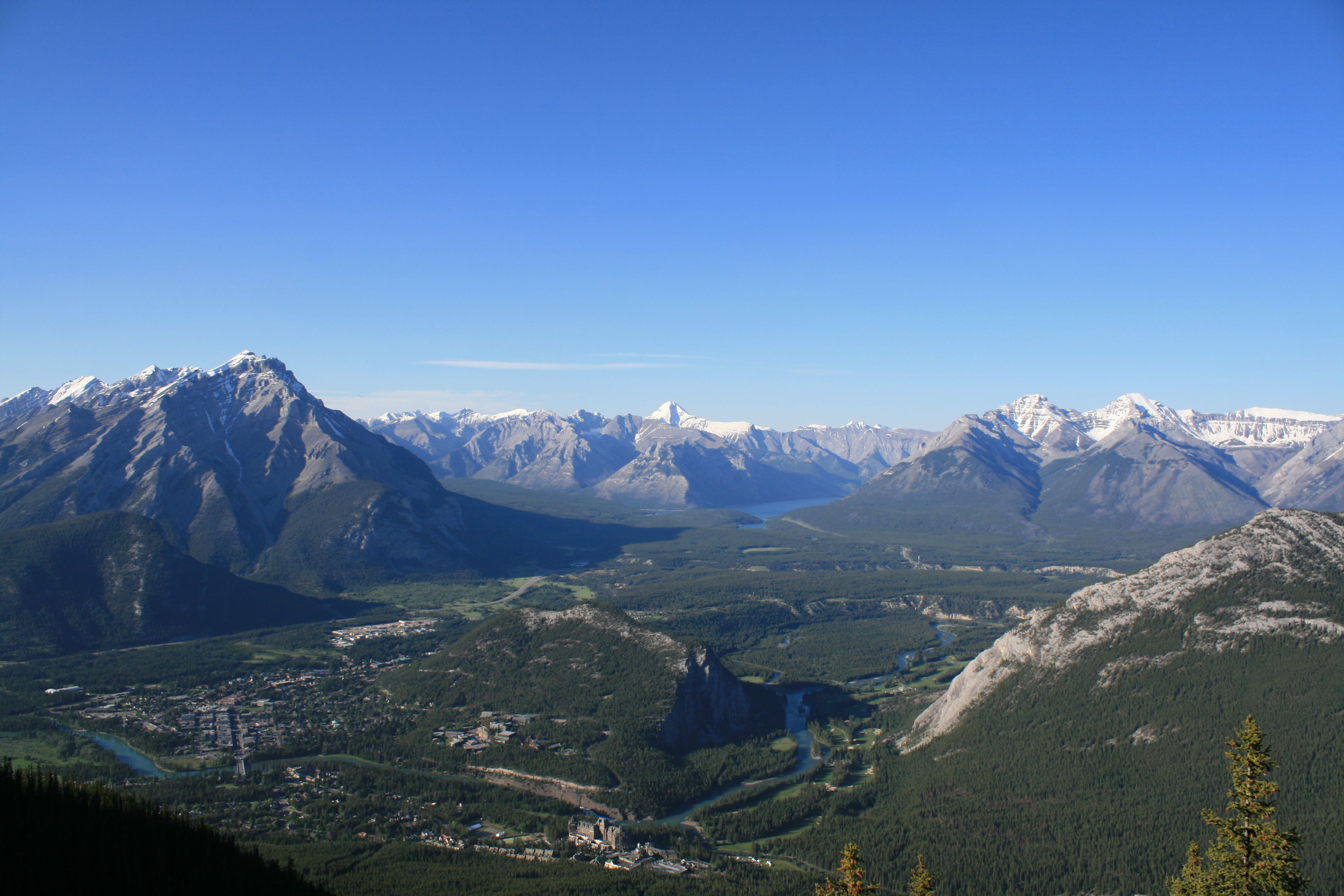 Banff from above