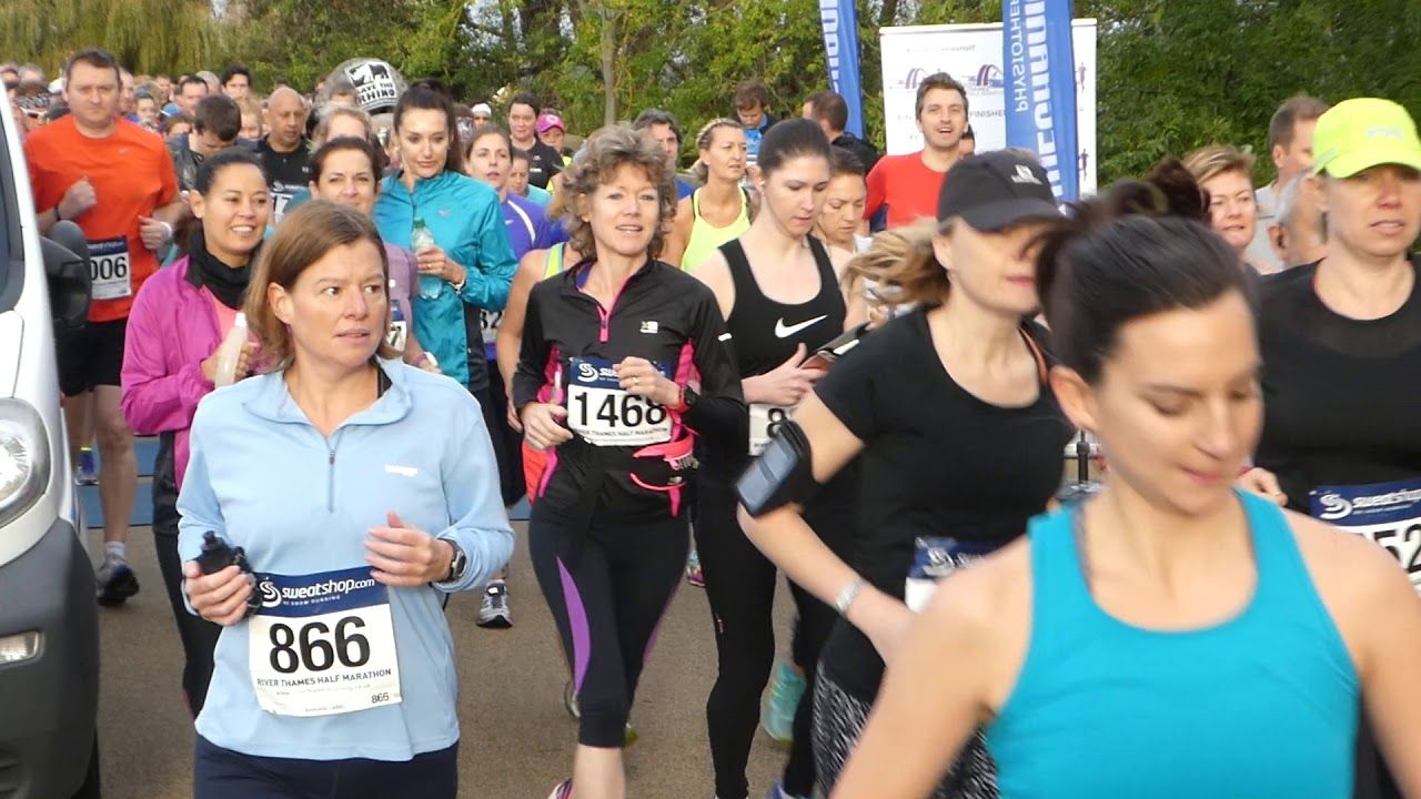 River Thames Half Marathon 29/10/17 from Walton on Thames