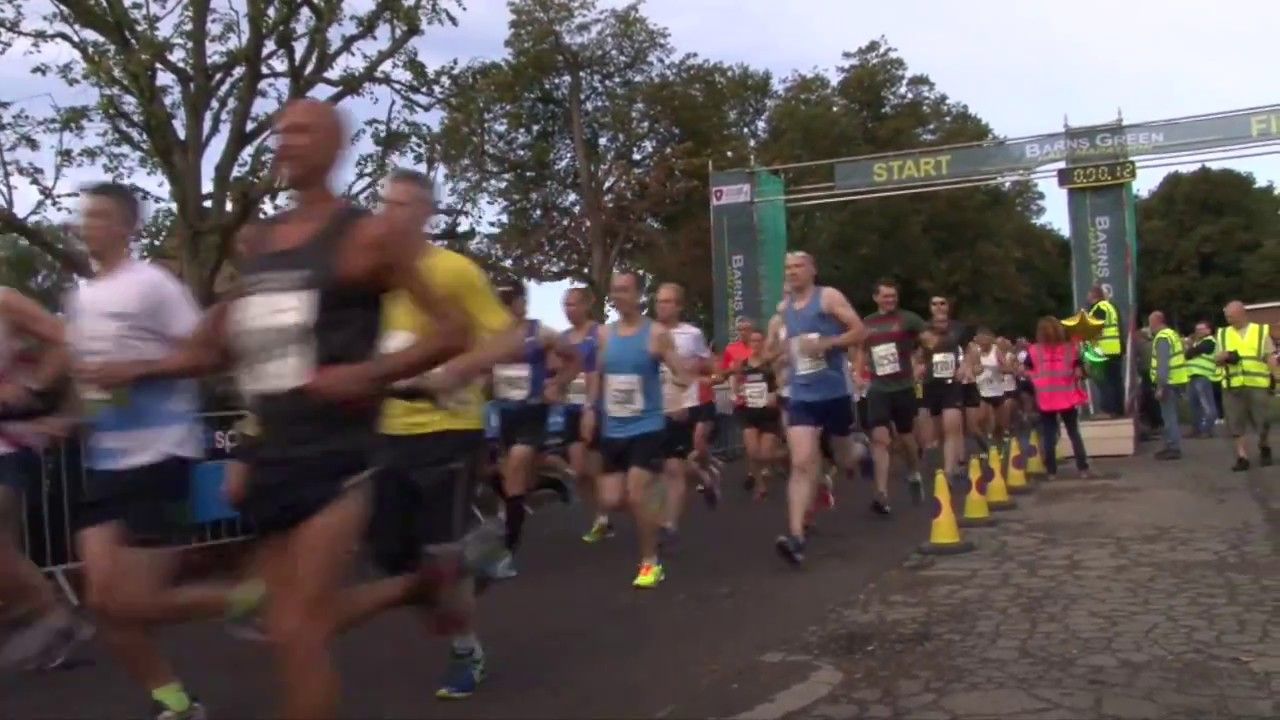 2016 Barns Green Half Marathon start