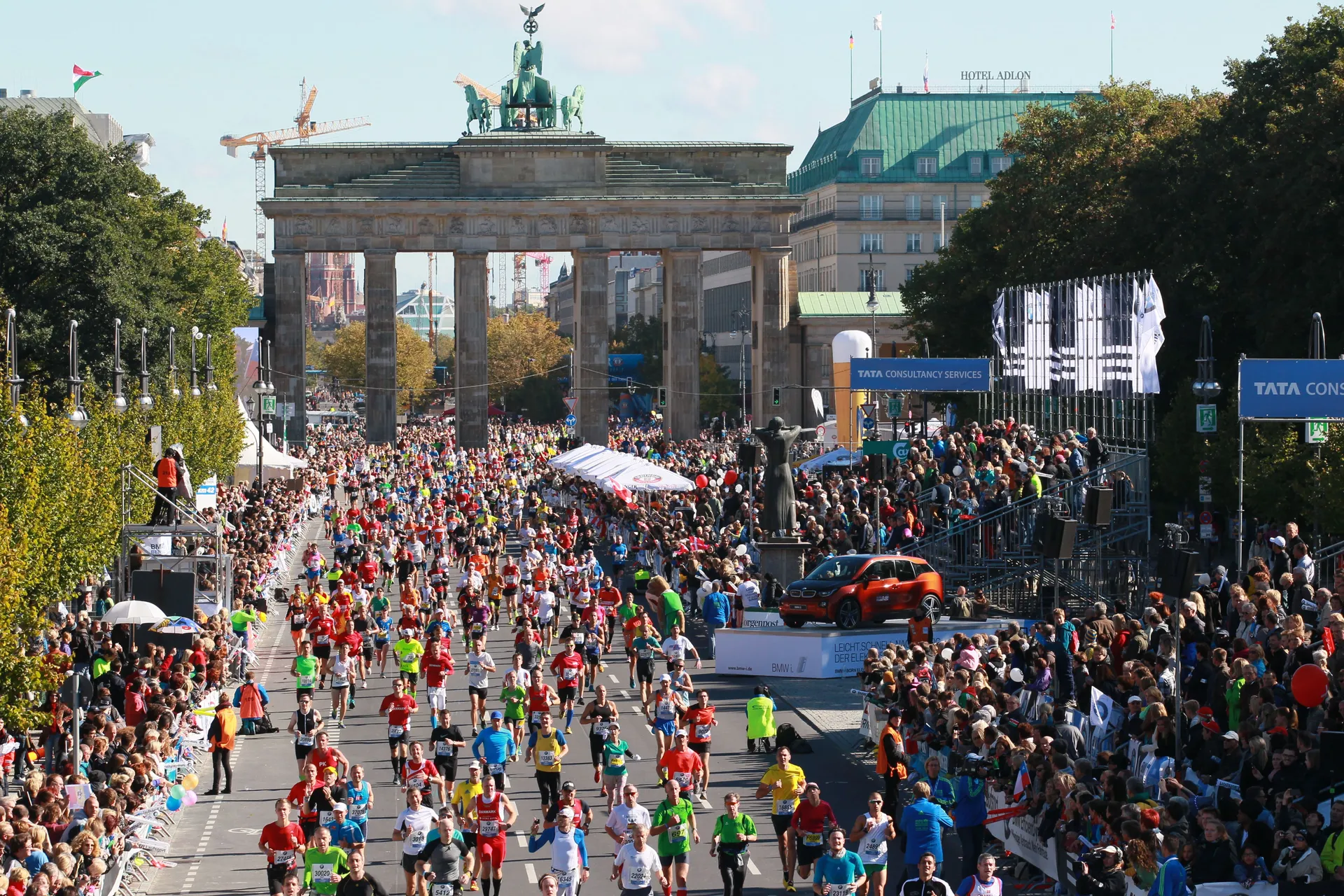 Berlin Marathon - skating