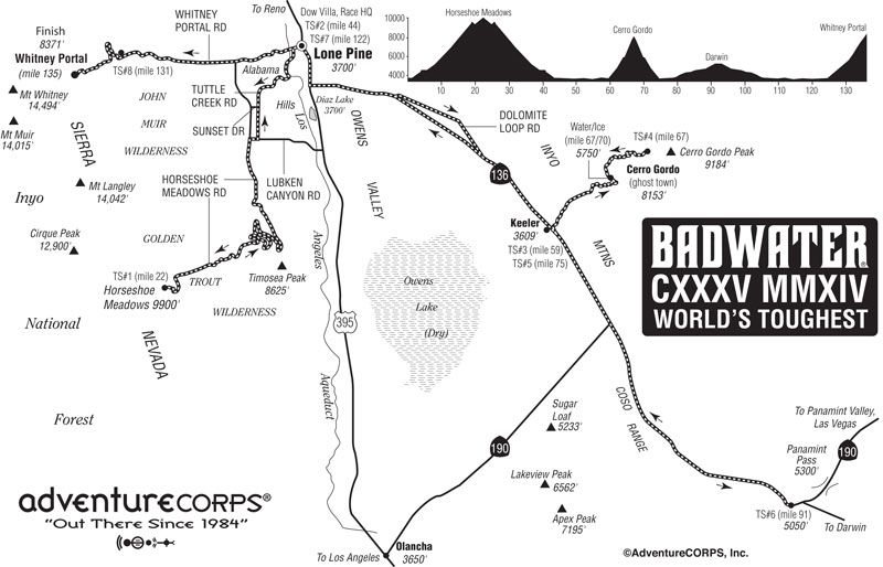 2014 Course map