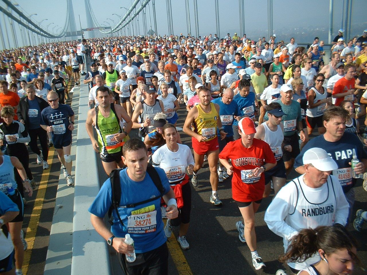Marathon de New York : Verrazano Bridge