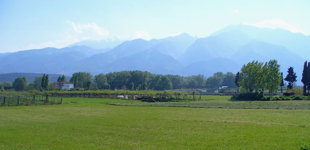 Mt Olympus, seen from Dion