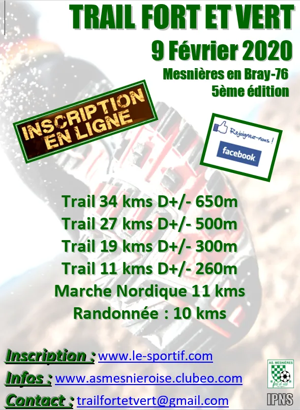 Trail Fort et Vert, 04 Feb, 2024 (Sun) | Ahotu