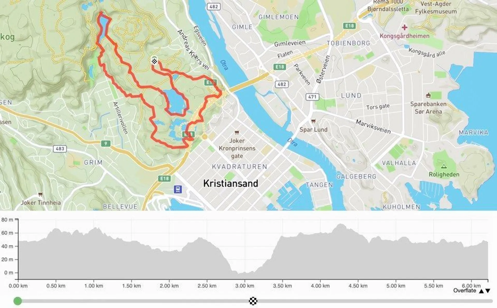 route map