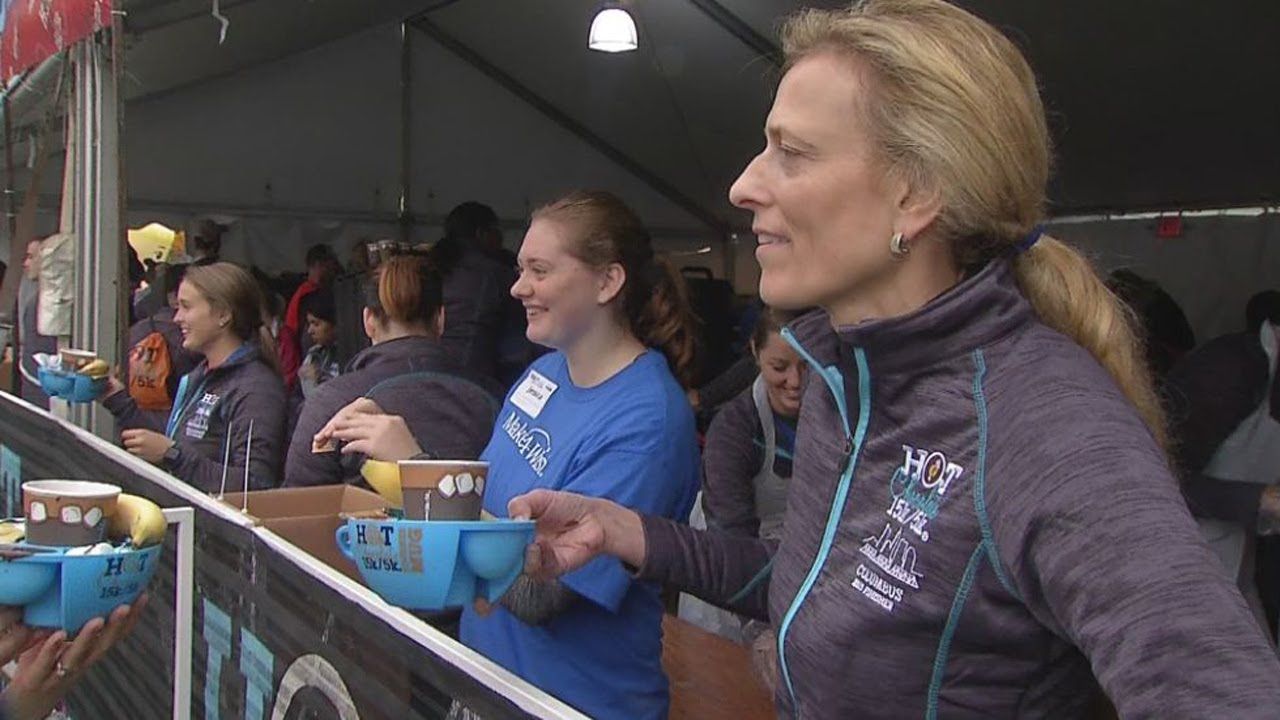 Runners raise money for Make-a-Wish at downtown Columbus Hot Chocolate Run