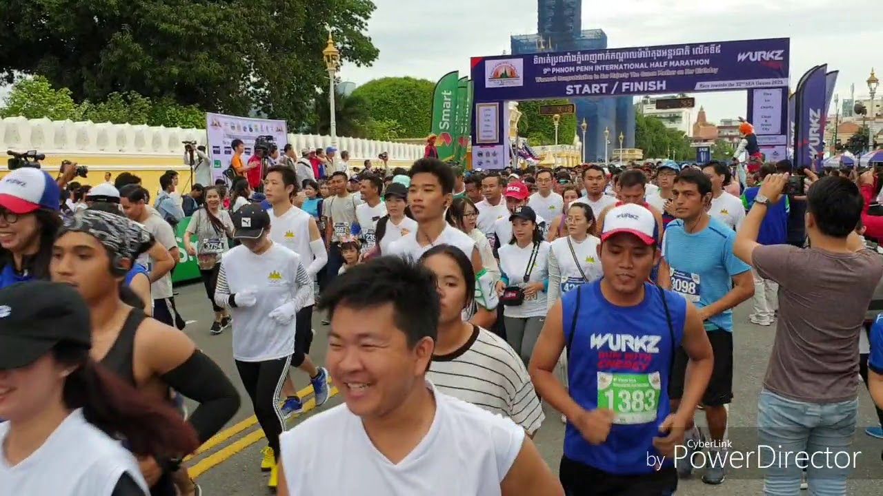 The 9h Phnom Penh International Half Marathon 2019