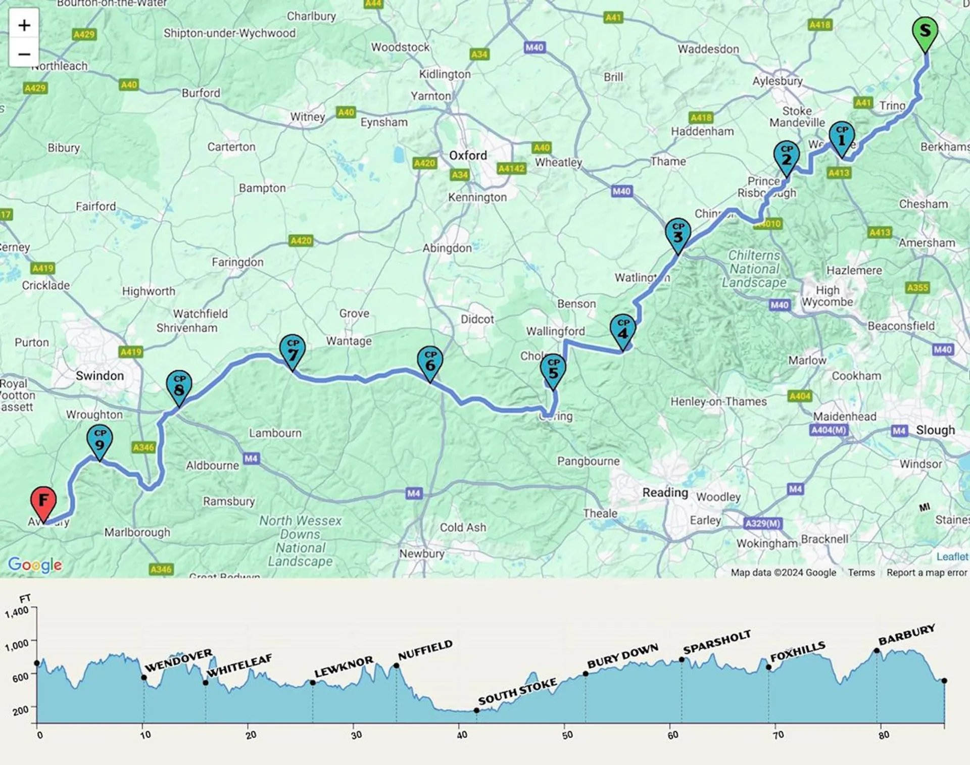 route map