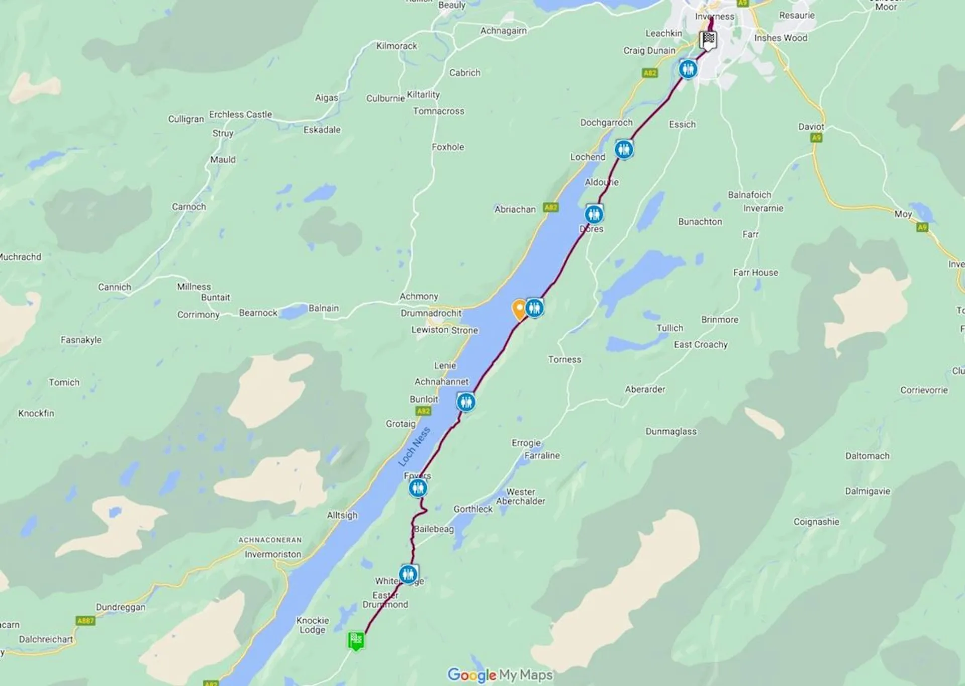 route map