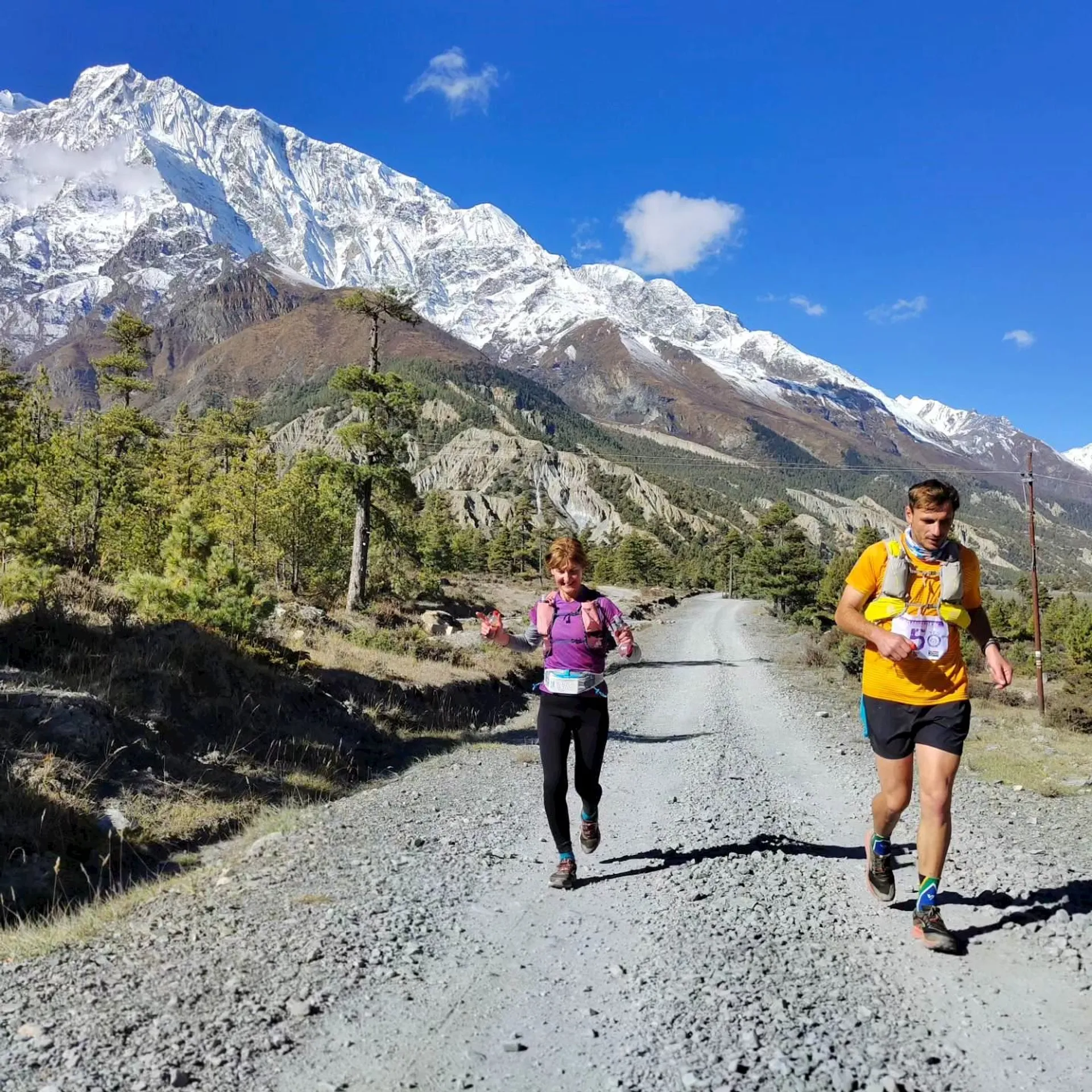 Image of Yeti Marathon Nepal. Run in the Himalayas