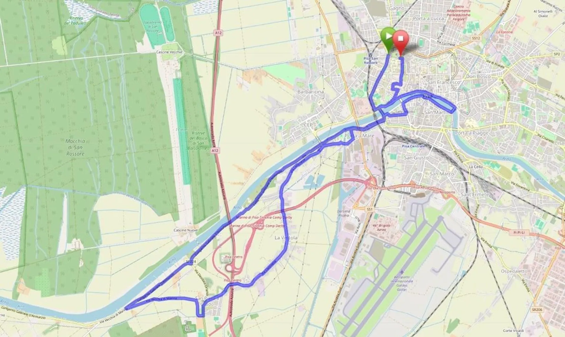 route map