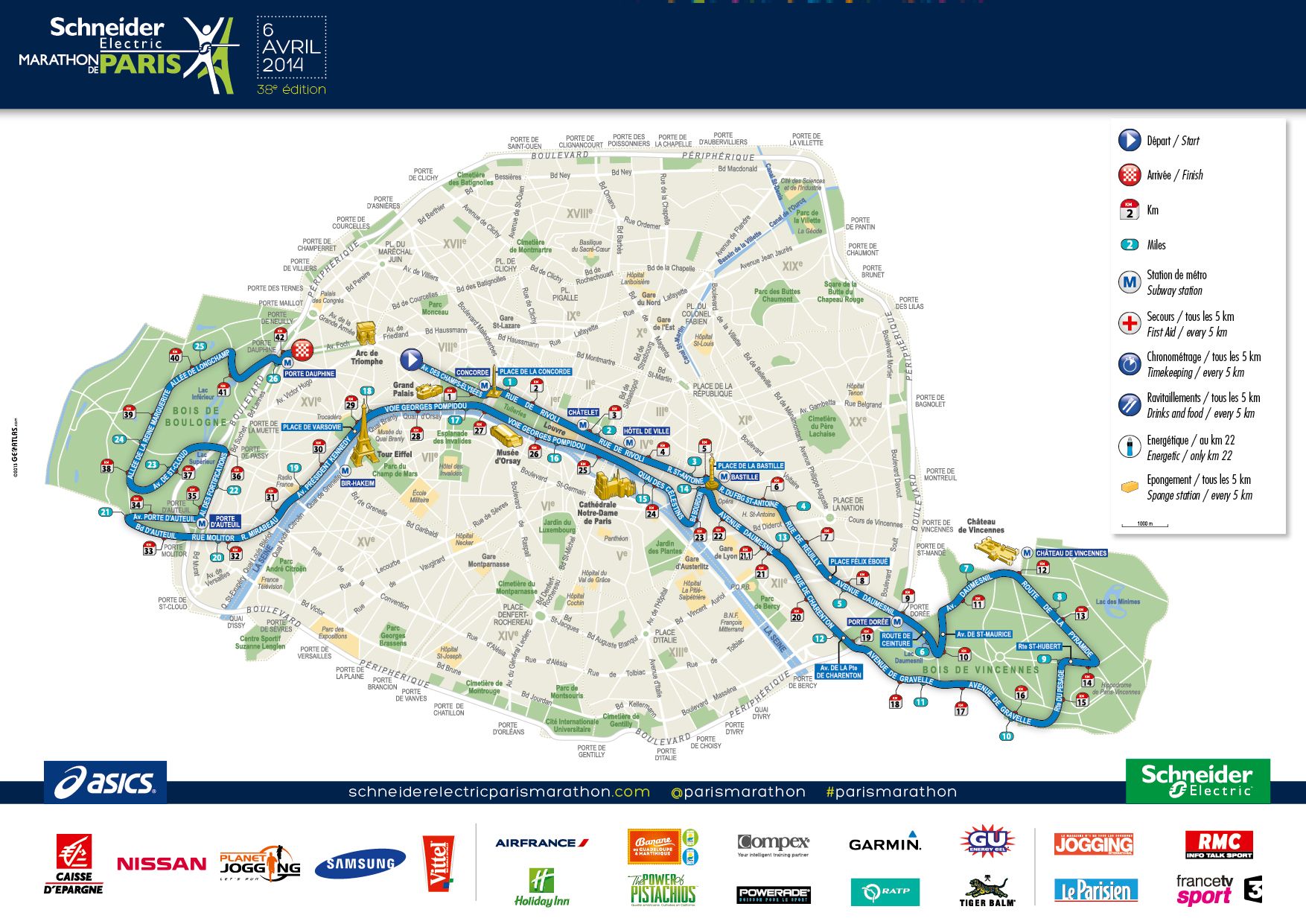 2014 Course map
