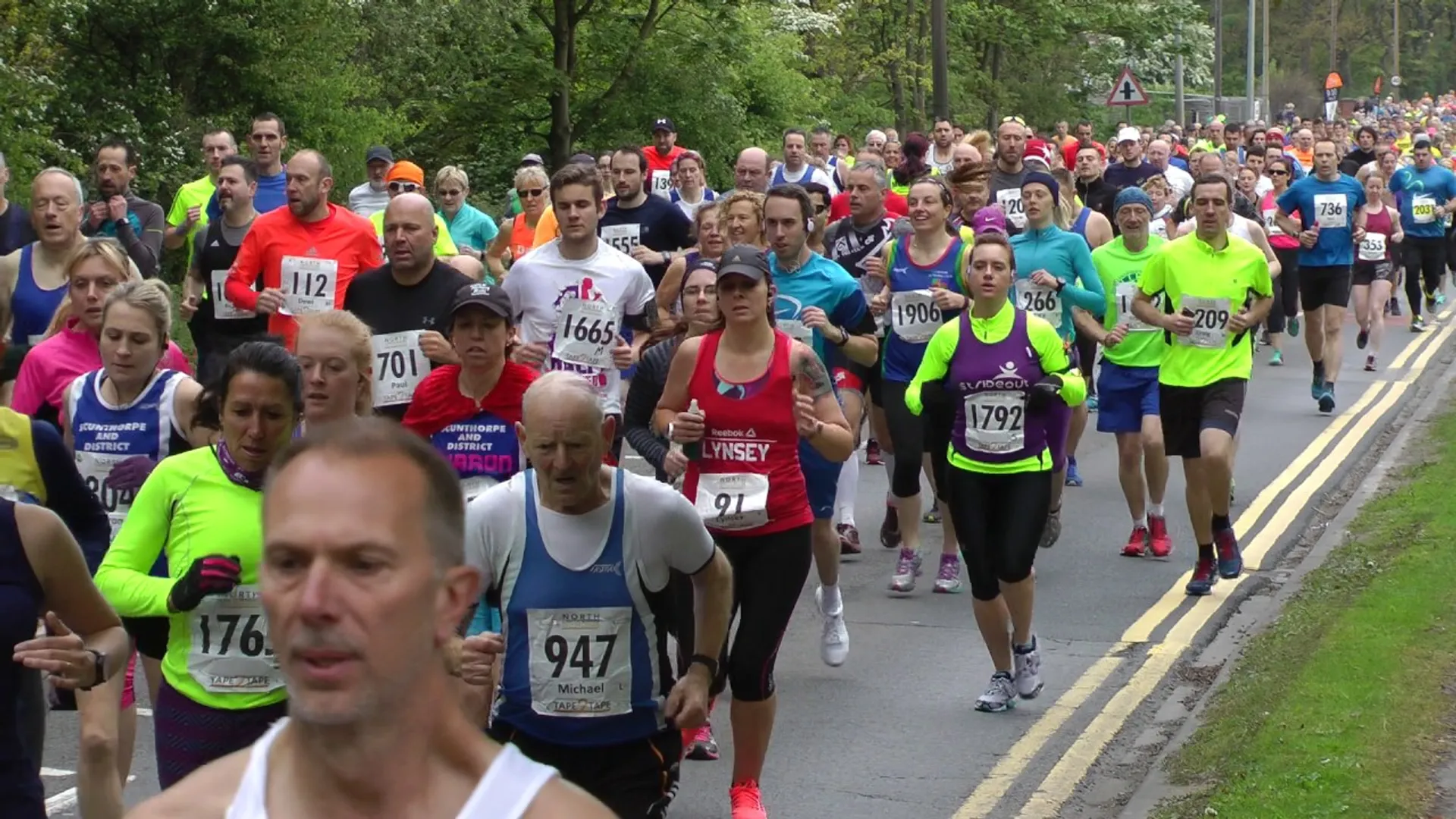 This is an image of a crowd of people participating in a running event, such