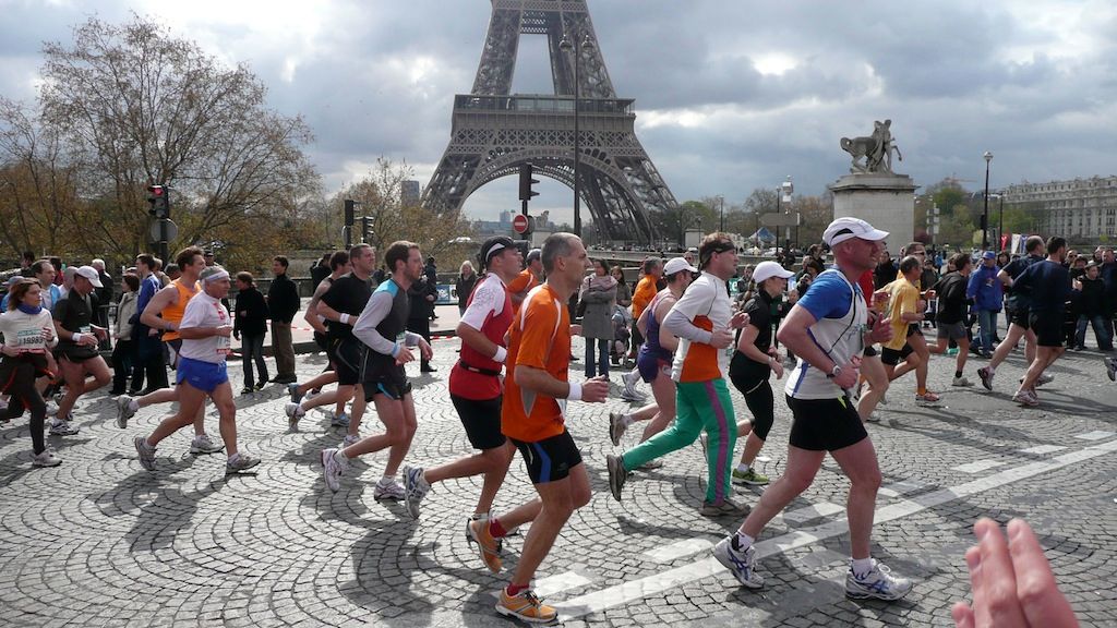 Marathon de Paris - Tour Eiffel