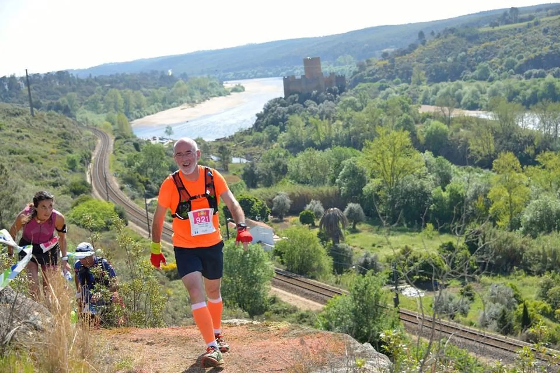 In this image, there is a group of individuals appearing to participate in an outdoor