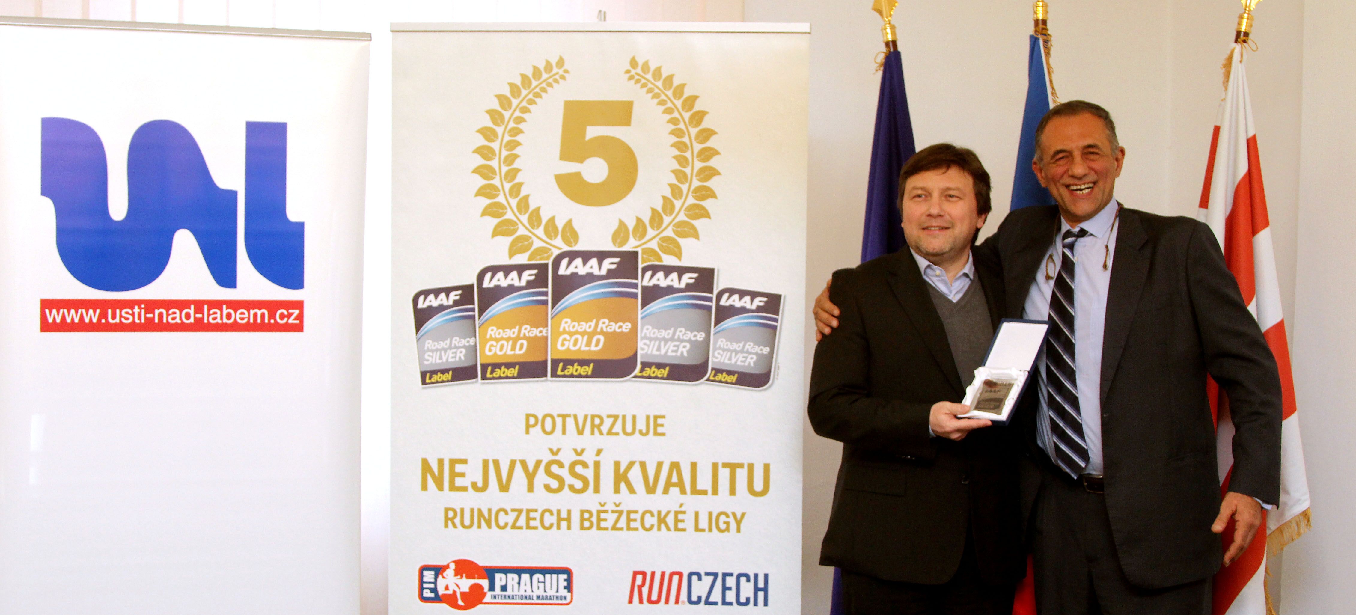 IAAF Road Race Silver Label for Ústí Half Marathon