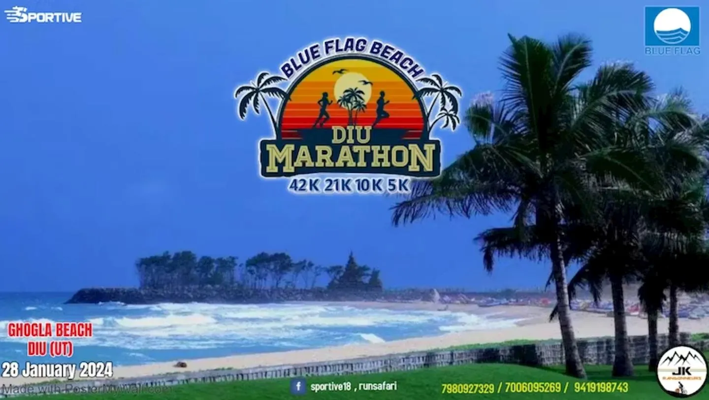 Diu Beach Marathon, 28 Jan, 2024 (Sun) Ahotu