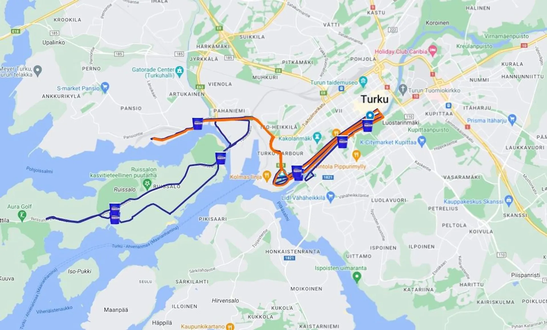 route map