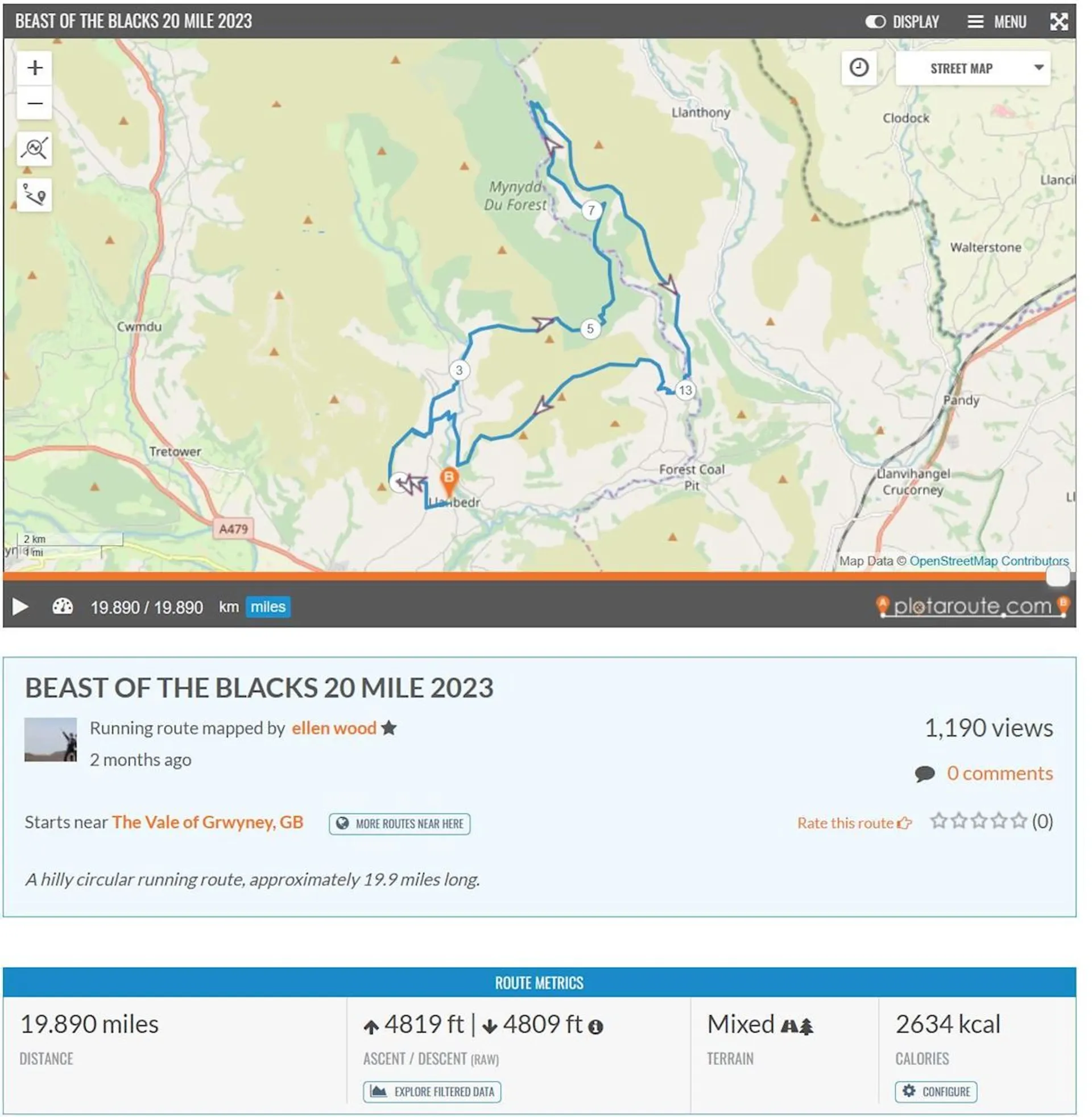 route map