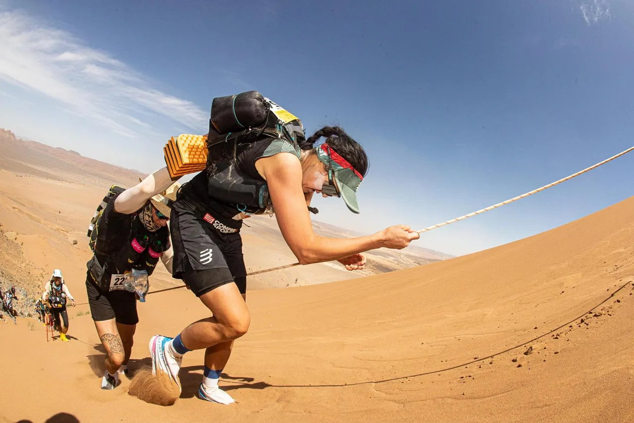 Экстремальный марафон. Marathon des Sables лагерь. Sables.