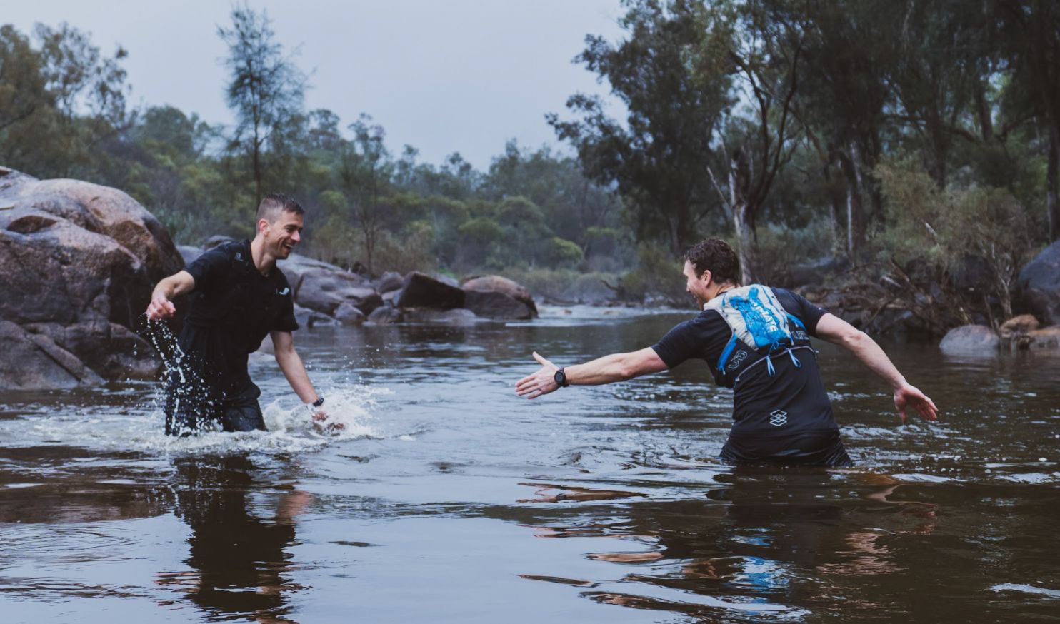 Shane recce’ing the Transcend Ultra route