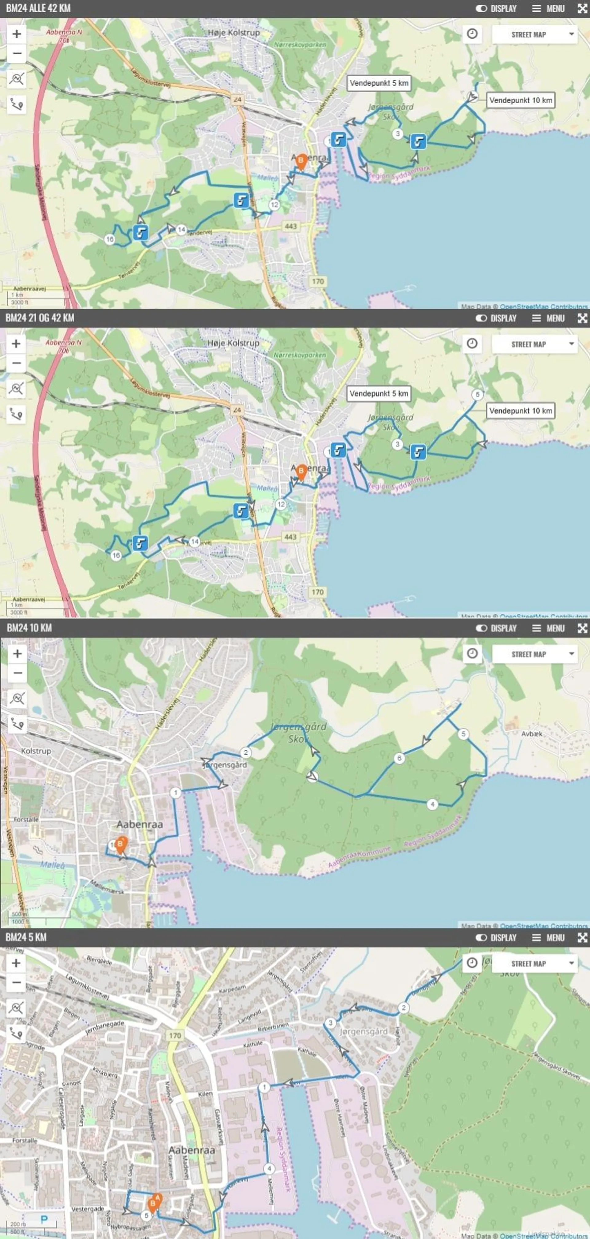 route map