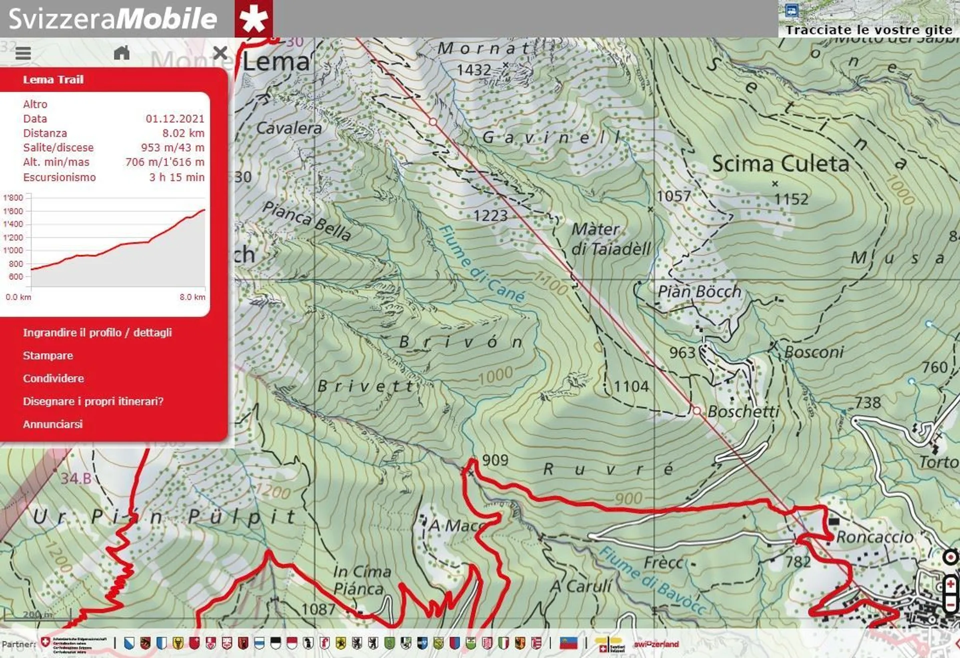 route map