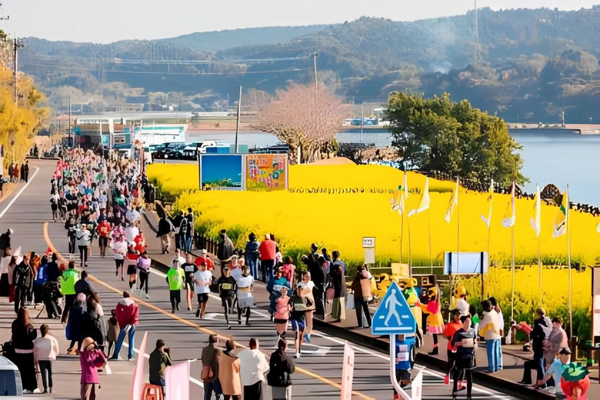 Ibusuki City Rape Blossoms Marathon