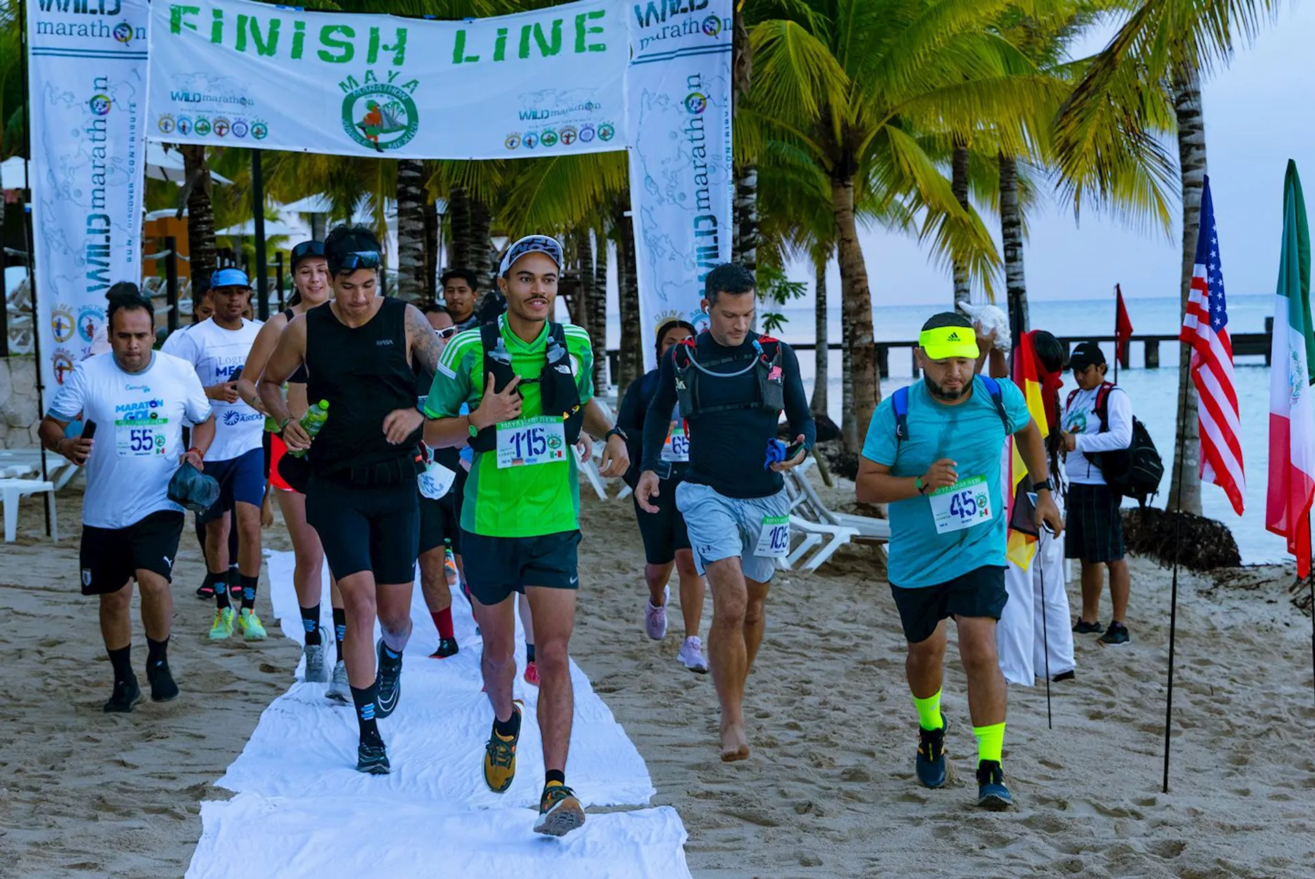 Maya Marathon. Run in the jungle