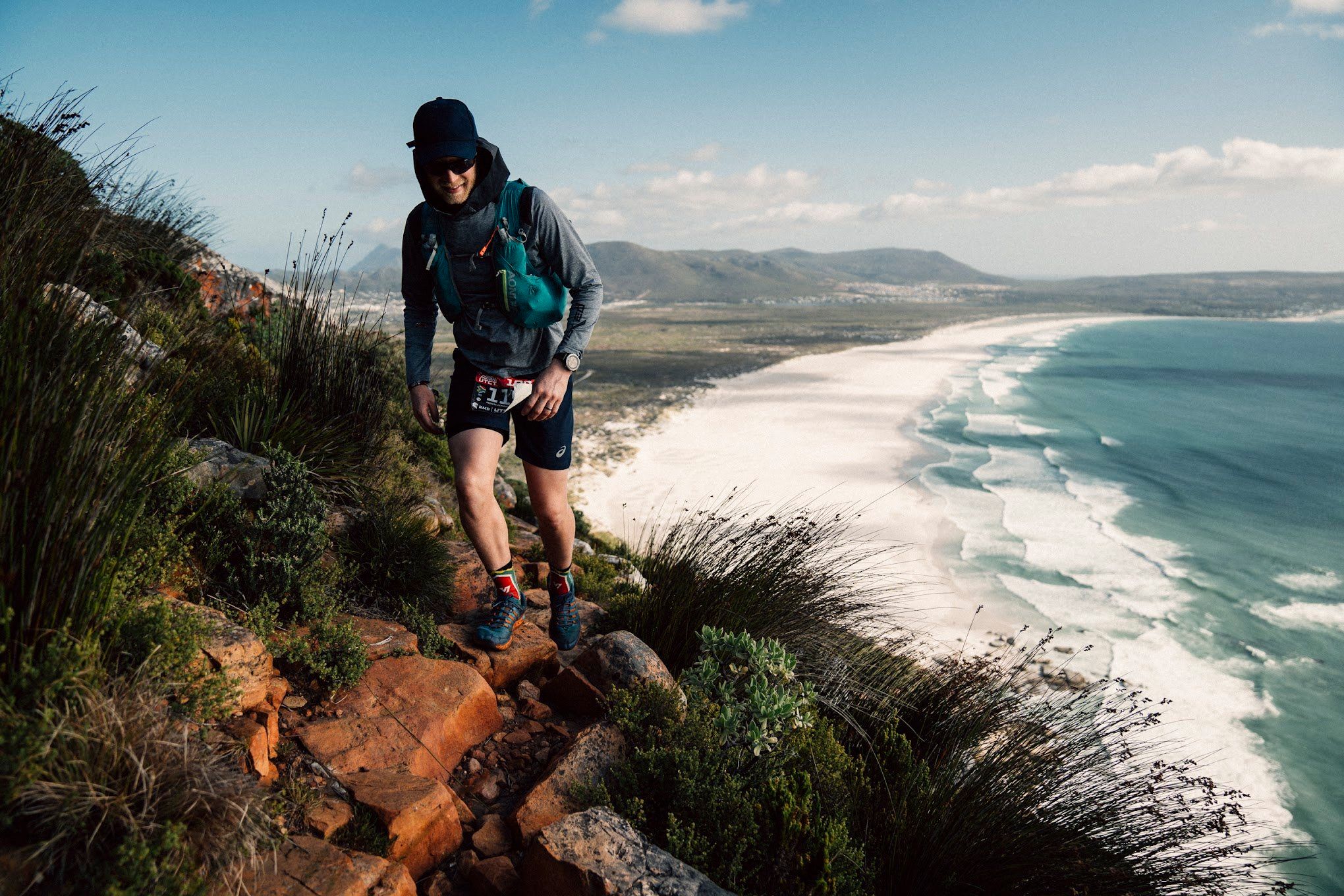 Runners experience the beauty of the South African coastline while tackling the UTCT