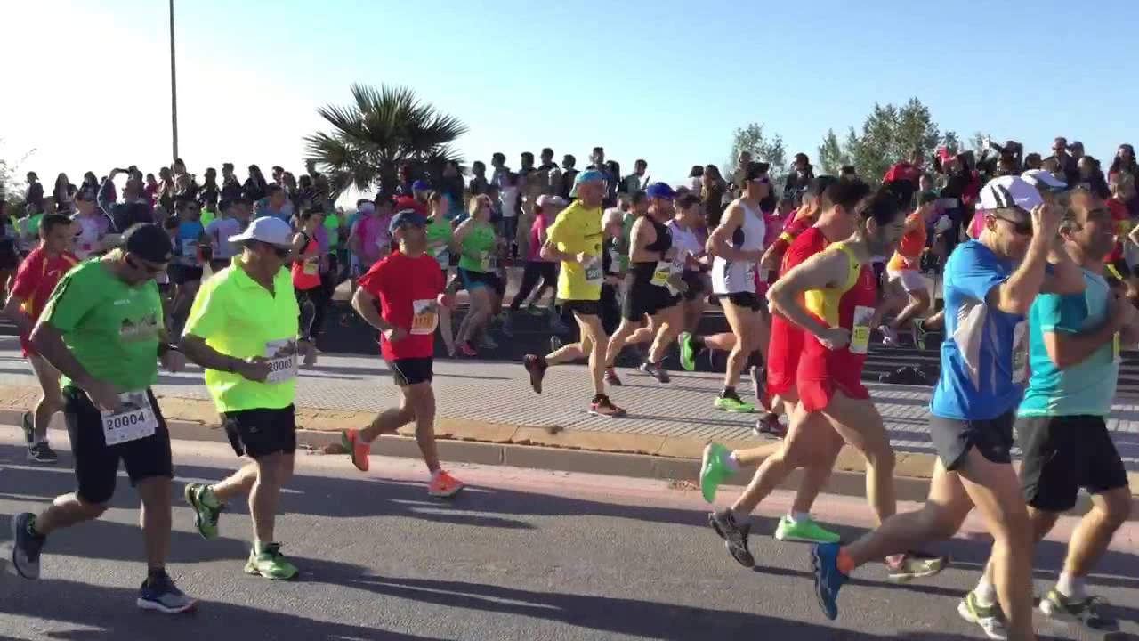 Salida de la 26 Media Maratón Ciudad de Málaga