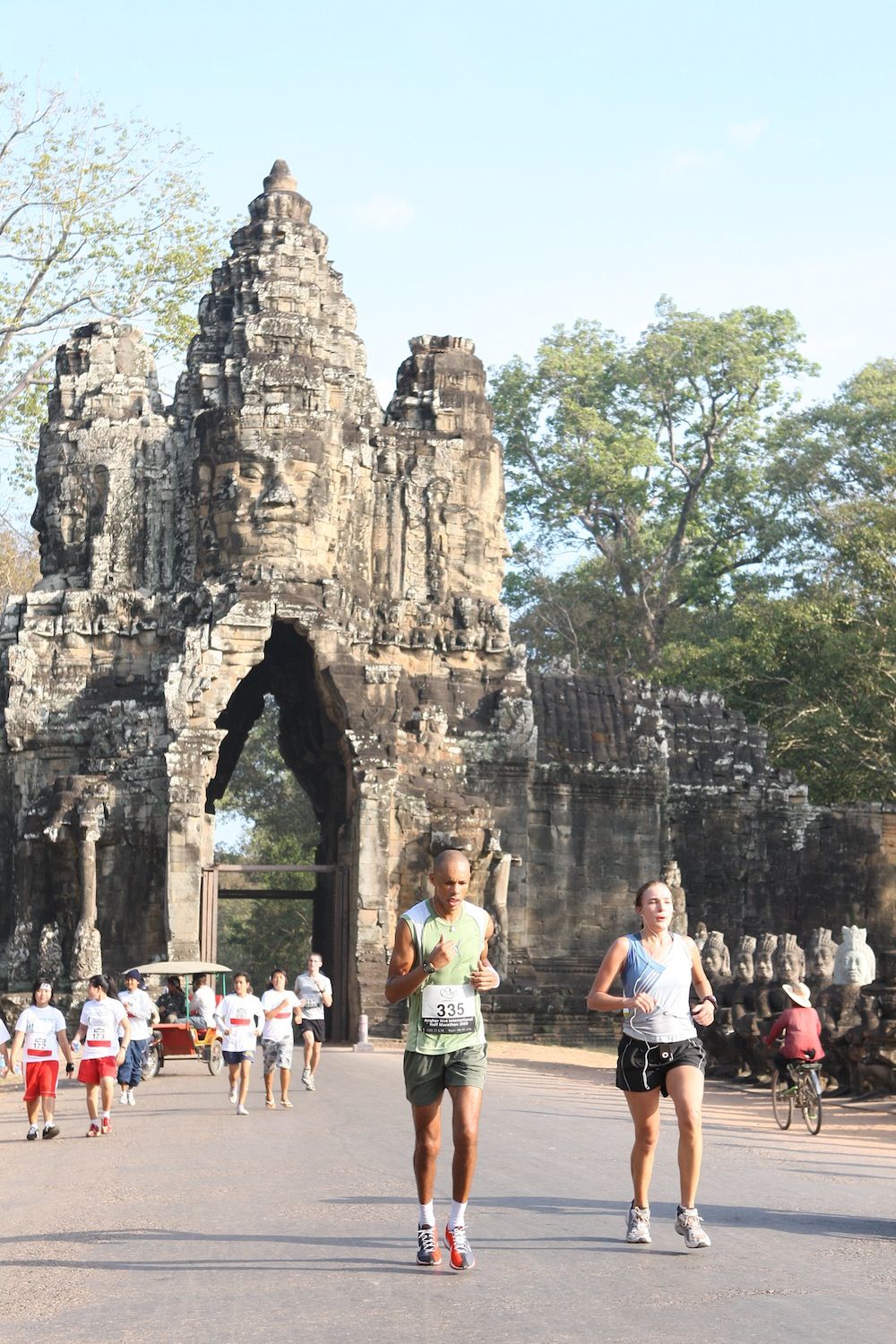 Runners of the Angkor Wat International Half Marathon