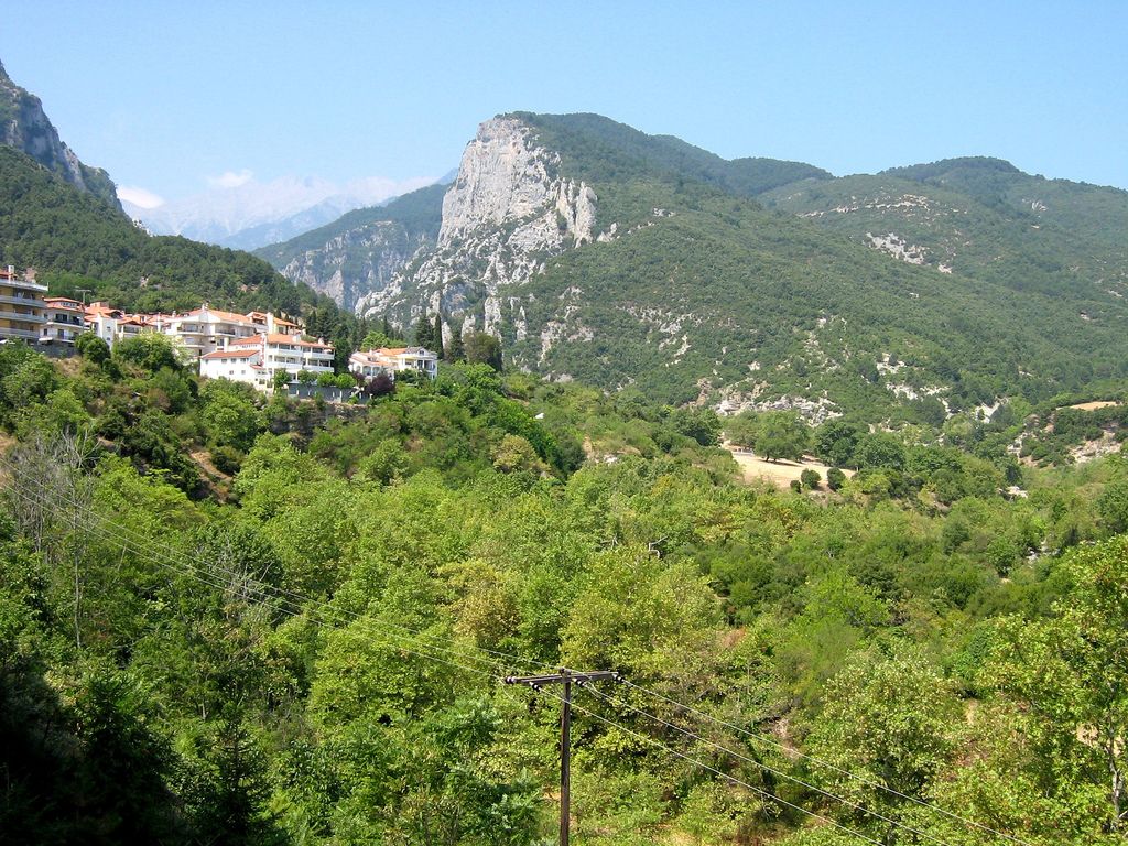 Gorge in Mount Olympus