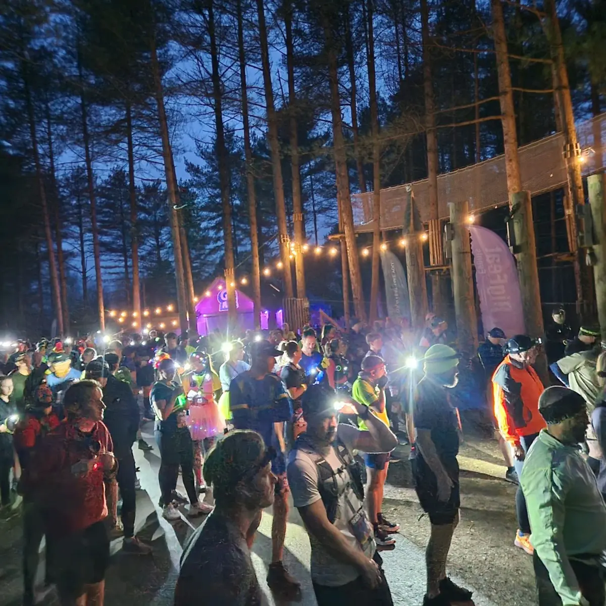 dark valley night trails