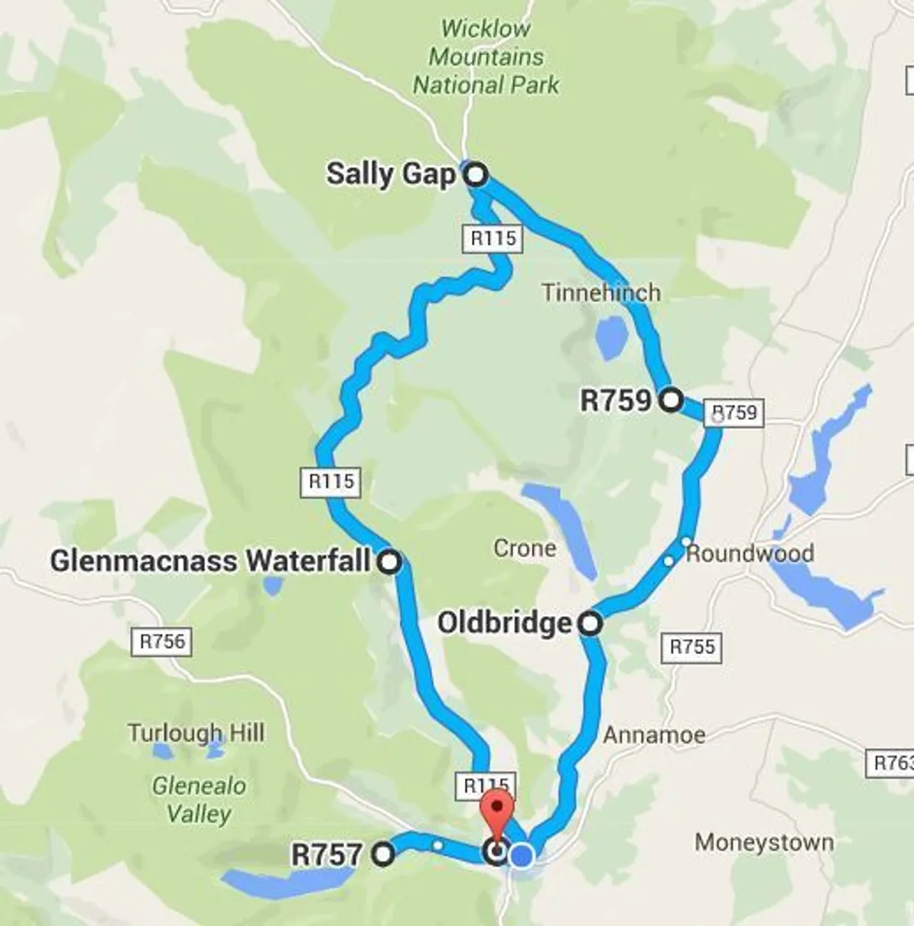 route map