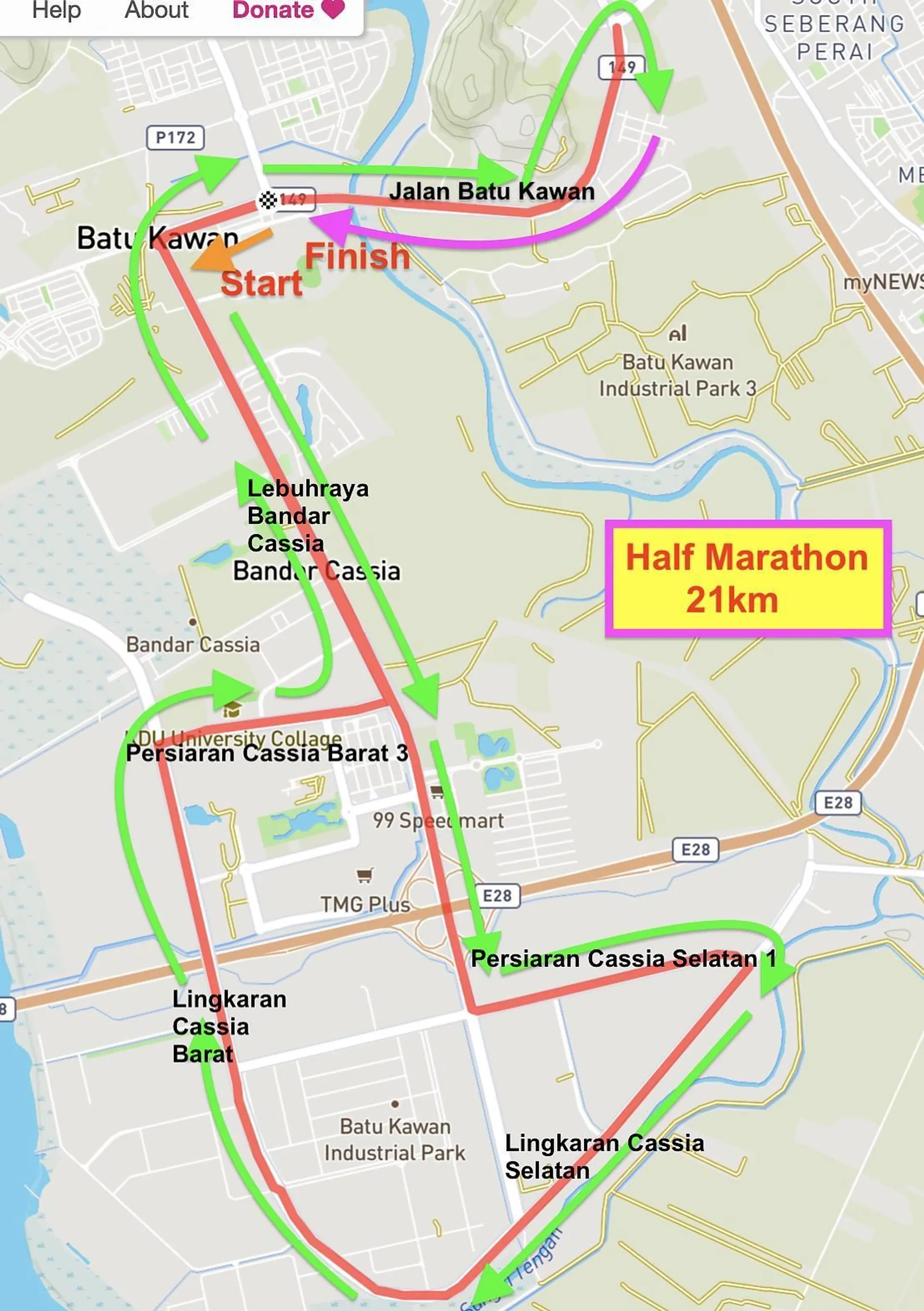 route map