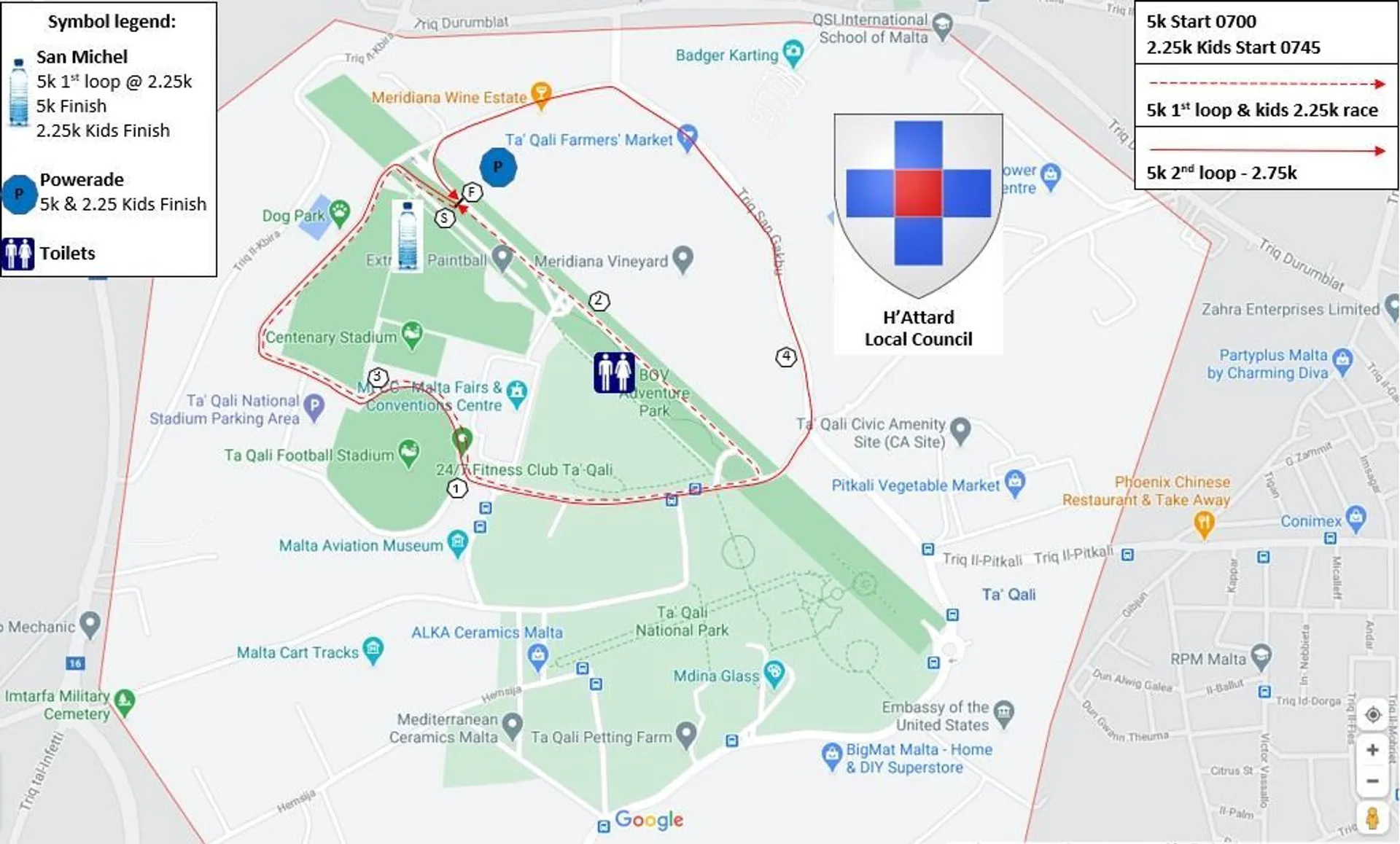 route map
